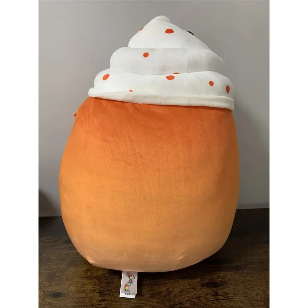 Kellytoy Squishmallow 16” TALL‎ Kendla The Pumpkin Spice Latte Drink 0419